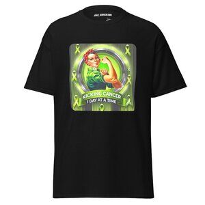 NWT - Kicking Cancer t-shirt 1 Day At Time - 35 Colors - Sizes S to 5xl